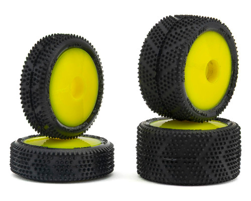 UpGrade RC Micro Spiker Pre-Mounted Front Rear Carpet Tires for Losi UPG-10011-Y