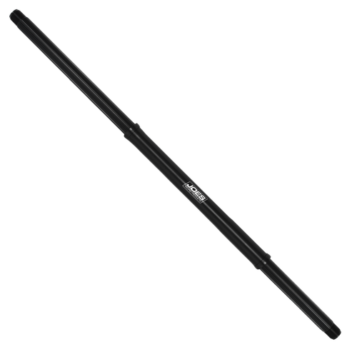 Joes Racing Micro Sprint 1¾″ Splined Rear Axle Black Tapered Ends Aluminum 25654