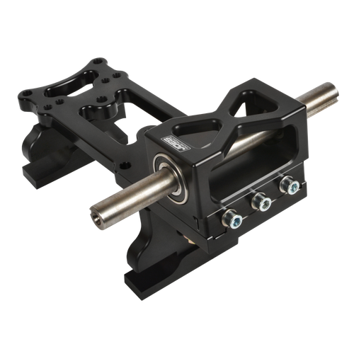 Joes Racing Kart Uni Adjustable Jack Shaft Mount, 4 Stroke Black Billet 25715-B