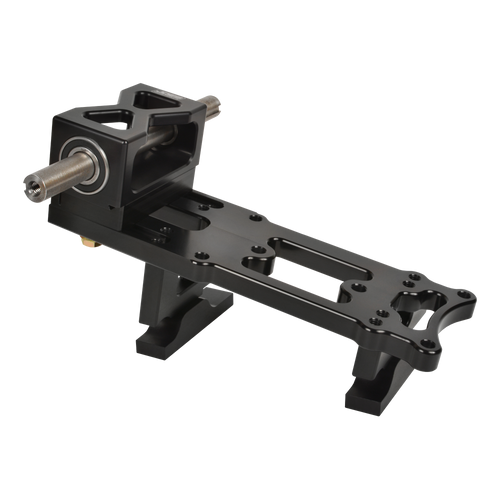 Joes Racing Kart Uni Adjustable Jack Shaft Mount, 4 Stroke Black Billet 25715-B