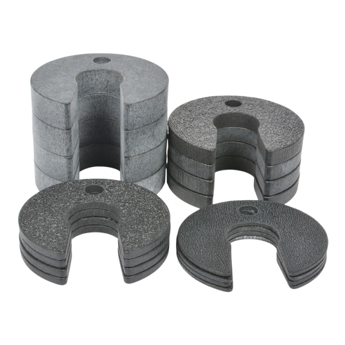 Joes Bump Stop Shim Kit for 5/8" Shafts, 1/16, 1/8, 1/4, 3/8 (4 of Each) 19484