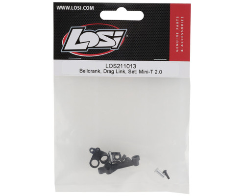 Losi Bellcrank Drag Link Set For Mini-T 2.0 Trucks High-Impact Nylon (LOS211013)