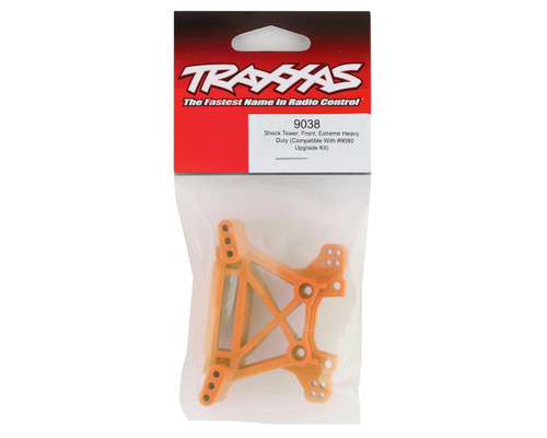 Traxxas Hoss/Rustler/Slash 4x4 Extreme Heavy Duty Front Shock Tower Orange 9038T