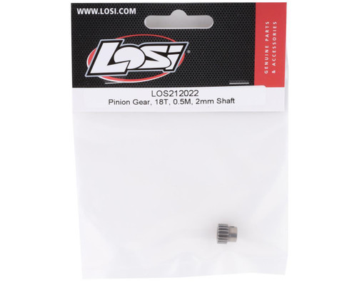 Losi Pinion Gear 18T 0.5M 2mm Bore Shaft Losi Mini-B Buggy Universal LOS212022