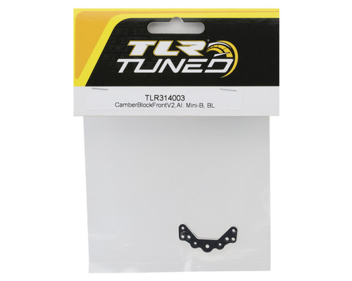 Team Losi Racing Mini-B Aluminum Front Camber Block V2 Hard Anodized (TLR314003)