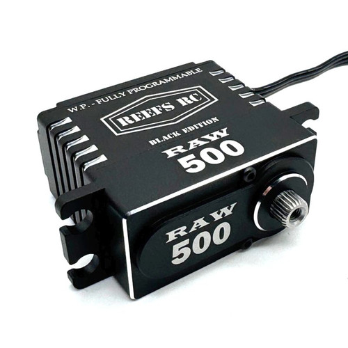 Reefs RC RAW 500 High Torque/Speed Digital Servo High Voltage Black SEHREEFS178
