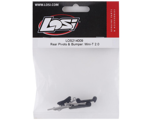 Losi Rear Pivots & Bumper Mini-T 2.0 Trucks Tough Composite Material LOS214009