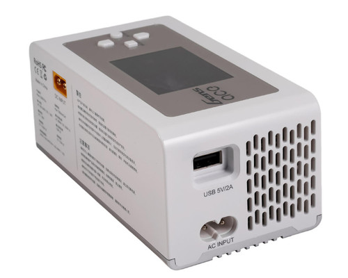 Gens Ace iMars D300 Plus G-Tech Smart Dual AC/DC Charger White GEA300WPLUS-UW