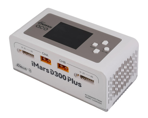 Gens Ace iMars D300 Plus G-Tech Smart Dual AC/DC Charger White GEA300WPLUS-UW