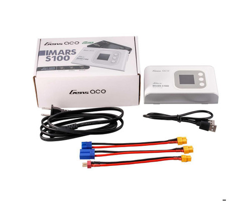 Gens Ace IMars S100 G-Tech Smart AC Balance Battery Charger 6S White GEAS100-UW