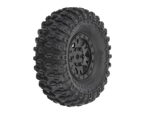 Pro-Line Axial SCX24 1.0" Hyrax Pre-Mounted Tires Black Impulse Wheel PRO1019410