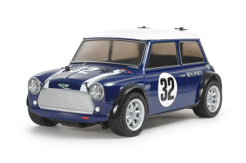 Tamiya Mini Cooper Racing Electric 1/10 FWD/RWD On-Road Kit MB-01 Blue TAM58747
