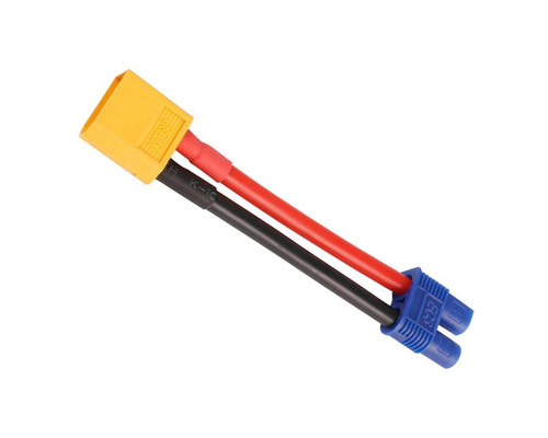 Gens Ace XT60 Male / EC3 Female Adapter Cable Reliable Power Transfer GEAX6M2E3F