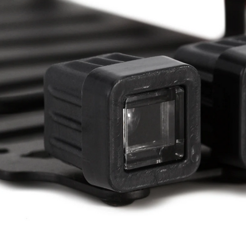 INJORA Luggage Carrier Roof Rack with Spotlights Axial Jeep Gladiator SCX24-118