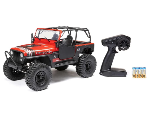 Axial SCX10 III Jeep CJ-7 V2 1/10 RTR 4WD Brushed Rock Crawler Red AXI03008V2T1