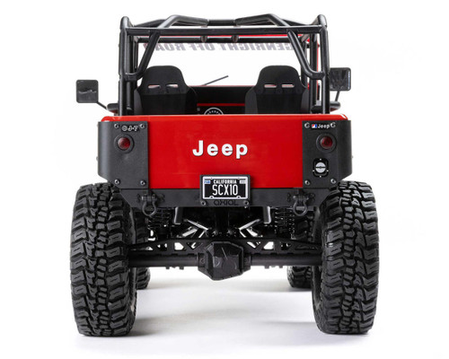 Axial SCX10 III Jeep CJ-7 V2 1/10 RTR 4WD Brushed Rock Crawler Red AXI03008V2T1