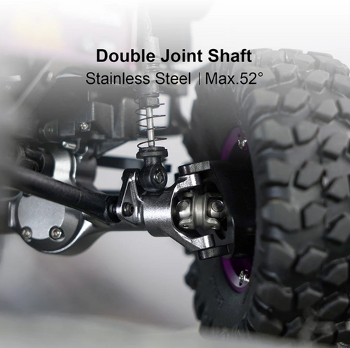 INJORA +4mm Planet Axles Front Rear W Double Joint Shafts for 1/24 SCX24-190GLFR
