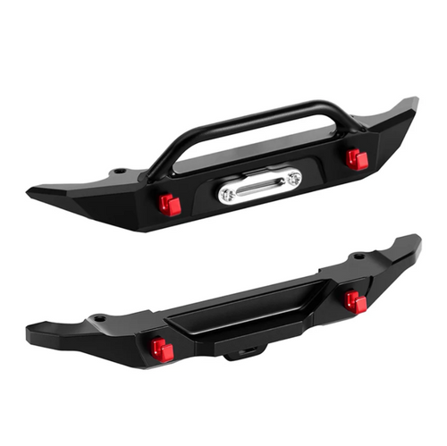 INJORA Aluminum Front Rear Bumper for 1/30 SCX30 Bronco CNC-machined SCX30-15FR