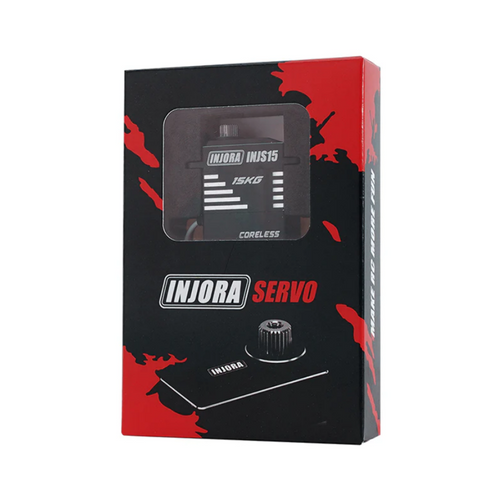 INJORA INJS15 15KG Coreless High Torque Micro Servo 25T for 1/18 1/24 RC Crawler