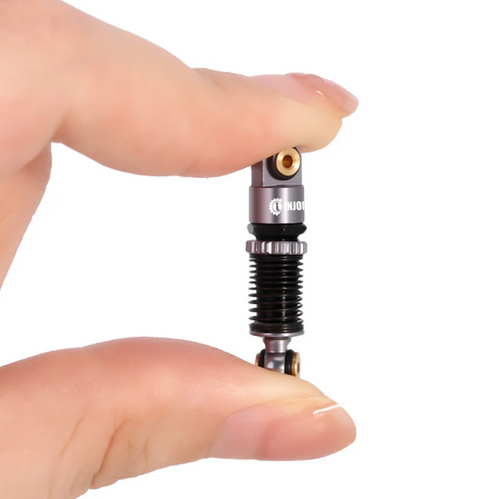 INJORA 43mm Aluminum Threaded Double Barrel Shocks Dampers Axial SCX24-27GL-4