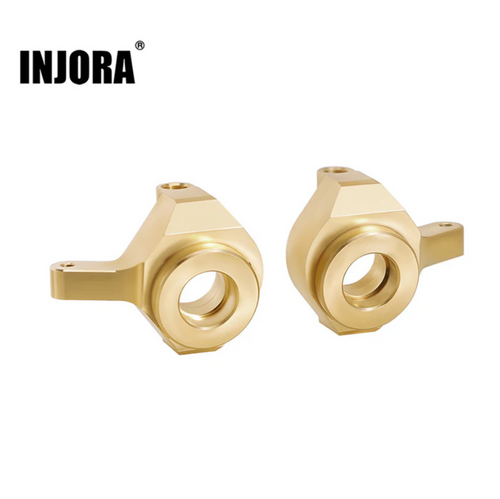 INJORA 2PCS 8g/pcs Brass Front Steering Knuckles, RC Counter Weights SCX24-08