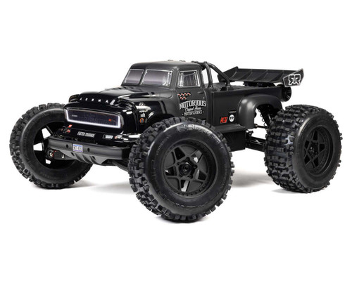 Arrma Notorious 6S BLX Brushless RTR 1/8 Monster Stunt Truck Black (ARA8611V6T1)
