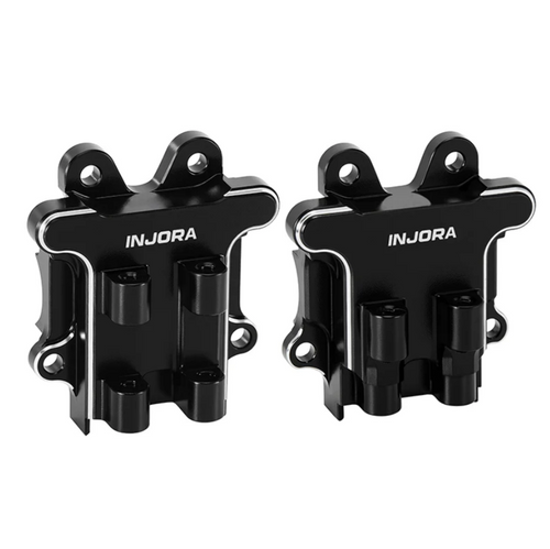 INJORA Aluminum Diff Cover Set for 1/16 Arrma Mojave Grom 1/12 Losi INJGROM-13BK