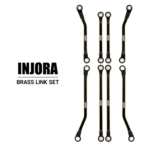 INJORA Brass High Clearance Links for 1/18 TRX4M High Trail K10 F150 (4M-97BK)