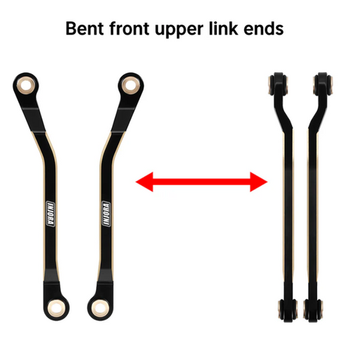 INJORA Brass High Clearance Links for 1/18 TRX4M High Trail K10 F150 (4M-97BK)