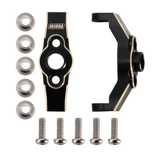 INJORA Black Brass Upgrade Parts C Hub High Quality for 1/18 TRX4M INJTRX4M-05BK