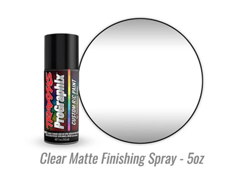 Traxxas ProGraphix Matte Finishing Spray Custom R/C Lexan Spray Paint 5oz 5047