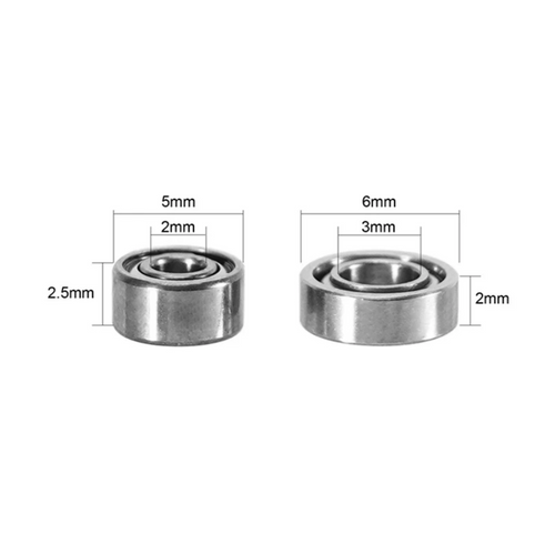 INJORA Axle Bearing Set Stainless Steel Construction 14pc 1/30 SCX30 INJSCX30-22