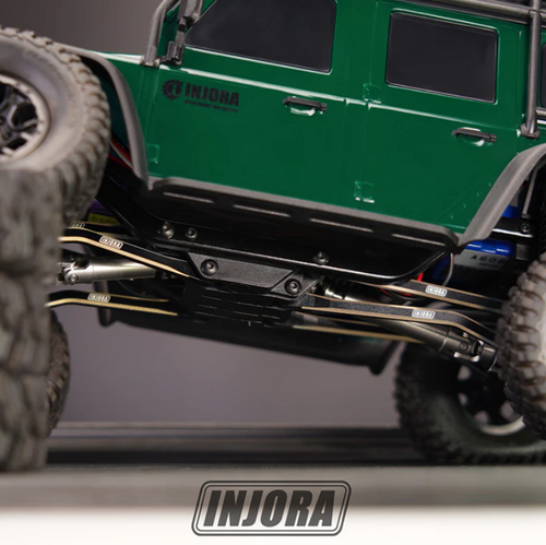 INJORA Brass High Clearance Links Set for 1/18 TRX4M Defender Bronco Black 4M-45