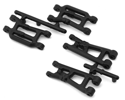 RPM Losi Micro-B/Micro-T Front & Rear Suspension Arms Set Black Nylon (RPM72242)