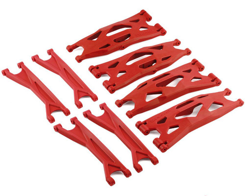 Traxxas Red X-Maxx WideMaxx Suspension Kit Extended driveshafts 60mm (TRX7895R)