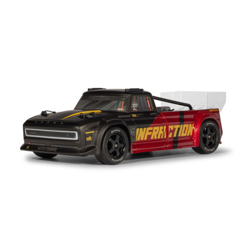 ARRMA 1/8 INFRACTION 223S DSC 4X4 RTR Brushless All-Road Street Bash- Black/Red ARA4315V4T2