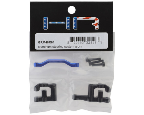 Hot Racing Arrma Grom Aluminum Bushing Steering System Set (Blue) HRAGRM48R01