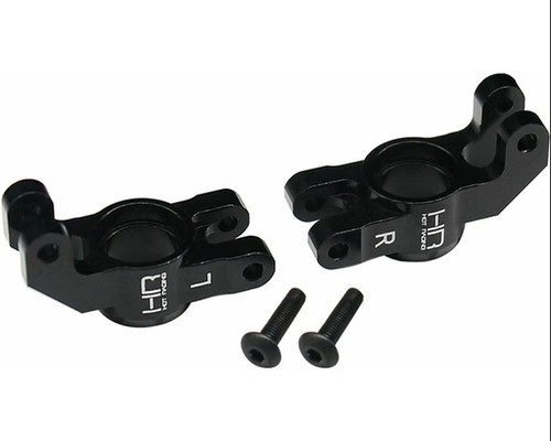 Hot Racing Arrma Grom Aluminum Rear Hub Carrier Set Of 2 Black CNC HRAGRM2201