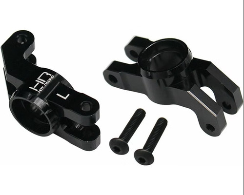 Hot Racing Arrma Grom Aluminum Rear Hub Carrier Set Of 2 Black CNC HRAGRM2201