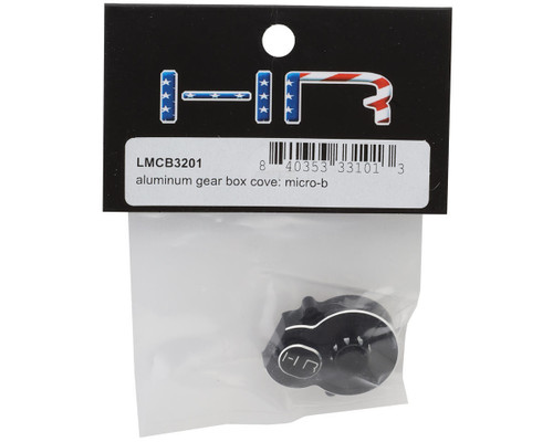 Hot Racing Losi® Micro-B Aluminum Gearbox Cover Black CNC Machined (HRALMCB3201)