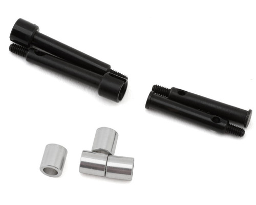Hot Racing Losi® Micro-B Steel Drive Axle Set Front/Rear +5mm Black HRALMCB39W5