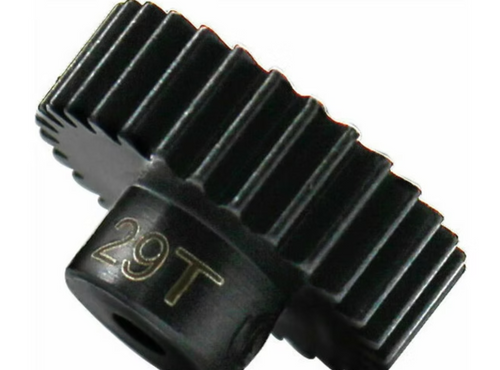 Hot Racing 29t 0.5 Mod Hardened Steel Pinion Gear 2.3 Bore Black (HRAMSG29M05)