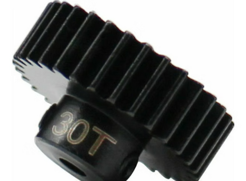 Hot Racing 30t 0.5 Mod Hardened Steel Pinion Gear 2.3 Bore Black (HRAMSG30M05)