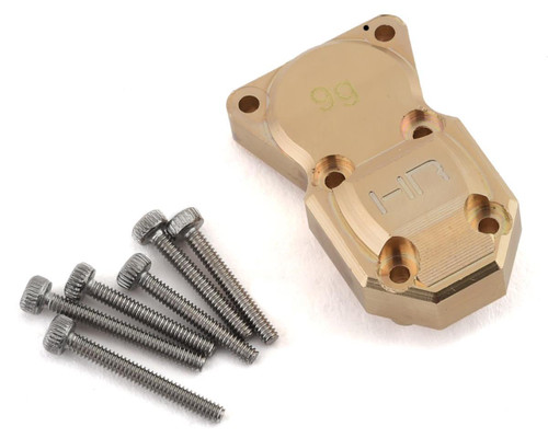 Hot Racing Axial SCX24 Solid Brass Billet Diff Cover 9g CNC Machined HRASXTF12CH