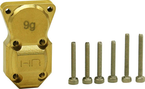 Hot Racing Axial SCX24 Solid Brass Billet Diff Cover 9g CNC Machined HRASXTF12CH