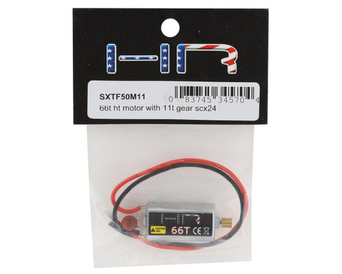 66T HT Motor with 11T Gear: SCX24