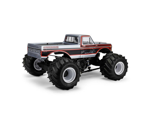 JConcepts 1979 Ford F-250 Single Cab 1/10 Monster Truck Body Clear 13.0” JCO0481