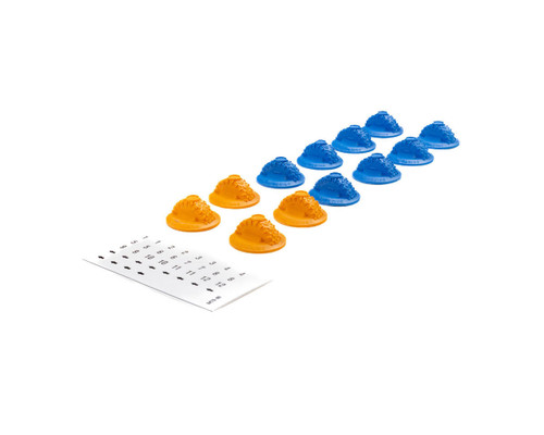 Gate Marker Set, Blue, Orange (12): Axial SCX30