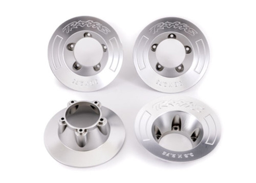 Traxxas TRX9568X Wheel Cover Satin Chrome Set of 4 for 9572 Wheels Perfect Fit