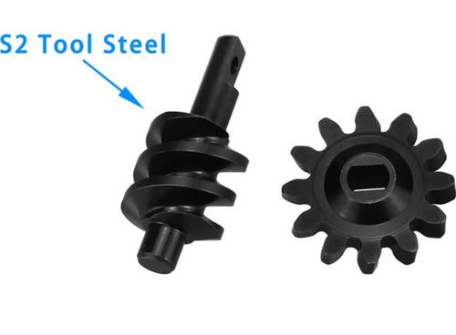 Hot Racing 2/12T Center Worm Gear Set SCX30 CNC Machined Spring Steel SXTY9212C